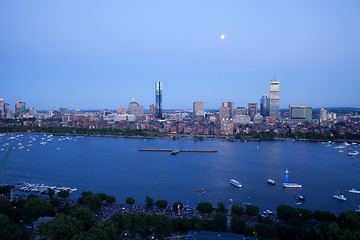 Image showing Boston's Back Bay and Cambridge, MA