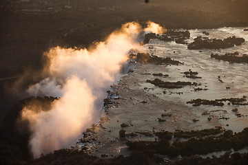 Image showing Victoria Falls Aerial