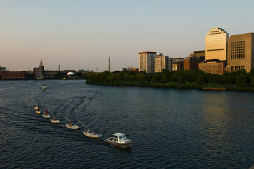 Image showing Sailors on the Charles