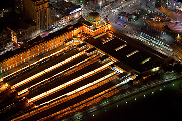 Image showing Flinders Street Station Aerial