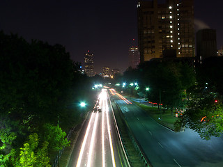 Image showing Storrow Drive in Boston's Back Bay