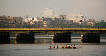 Image showing Rowers on the Charles