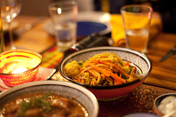 Image showing Vegetables traditional African style