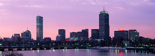 Image showing Boston skyline 