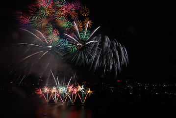 Image showing 4th of July Fireworks in Boston Massachusetts