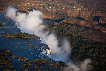 Image showing Victoria Falls Aerial