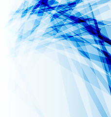 Image showing Blue business brochure, abstract background