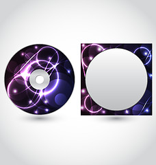 Image showing Cd disk packing design template