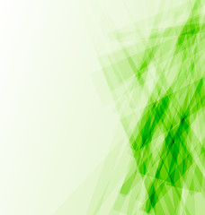 Image showing Green business card, abstract background