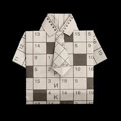 Image showing Shirt folded origami style