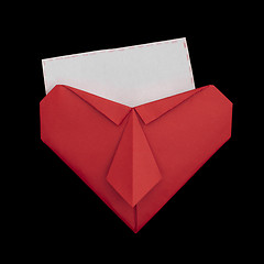Image showing Heart paper made