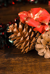 Image showing Christmas decoration elements