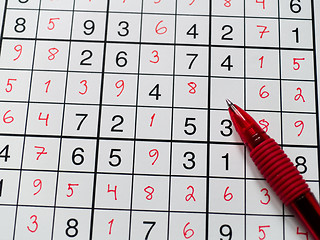 Image showing Sudoku