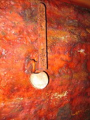 Image showing Rusty metal door