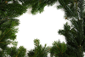 Image showing christmas green frame