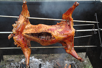 Image showing roasted lamb 