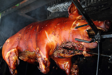 Image showing roasted pig 