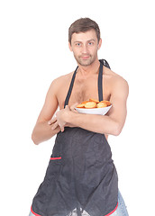 Image showing Man trying his hand at baking