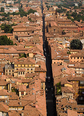 Image showing Bologna rooftops