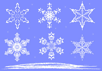 Image showing Snowflakes