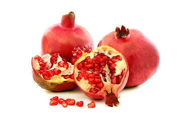 Image showing Ripe pomegranate fruit.