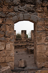 Image showing Ancient ruins in galilee