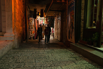 Image showing Old jerusalem streets