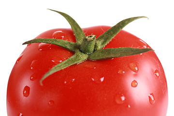 Image showing Closeup of a fresh tomato