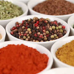 Image showing Pepper and other spices