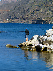 Image showing Lazy Fisherman