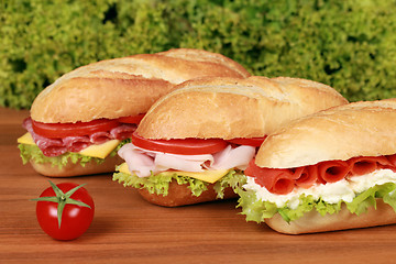 Image showing Sandwiches