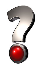 Image showing metal question mark