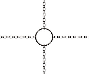 Image showing ring on chains