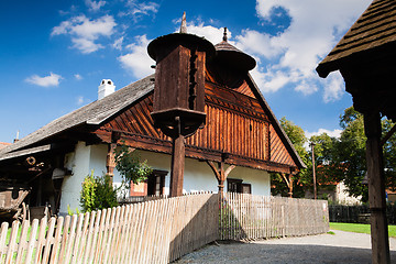 Image showing Historic rural wooden house 