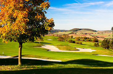 Image showing The golf course in Prague 