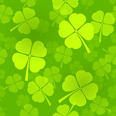 Image showing Four-Leaf Clover Pattern