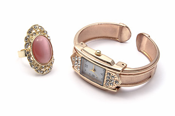 Image showing Fashion Watch and Ring