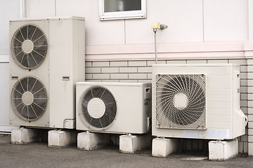 Image showing Air conditioner installation