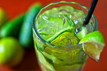 Image showing cucumber lemonade