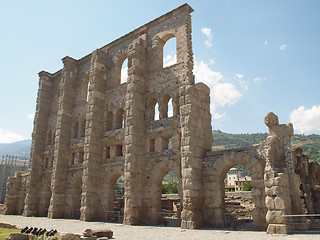 Image showing Roman Theatre Aosta