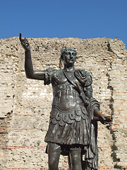 Image showing Emperor Trajan Statue