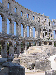 Image showing colosseum - pula, croatia