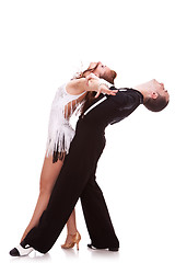 Image showing sensual dance of a latino couple