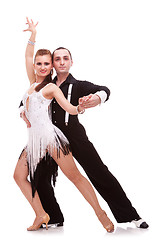 Image showing passionate salsa dancers