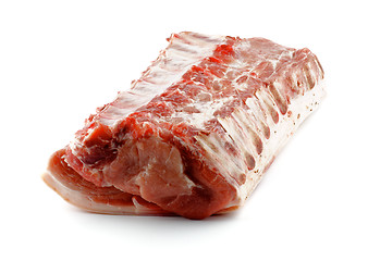 Image showing Raw Pork with Ribs