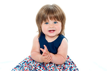 Image showing Pretty chubby little girl