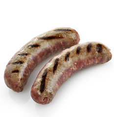 Image showing Grilled Sausages