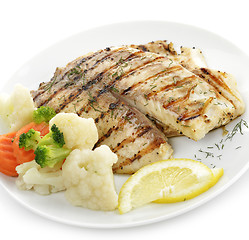 Image showing Grilled Fish Fillet