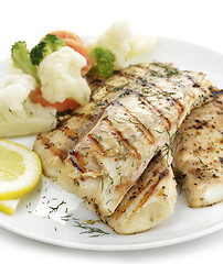 Image showing Grilled Fish Fillet