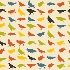 Image showing Birds pattern